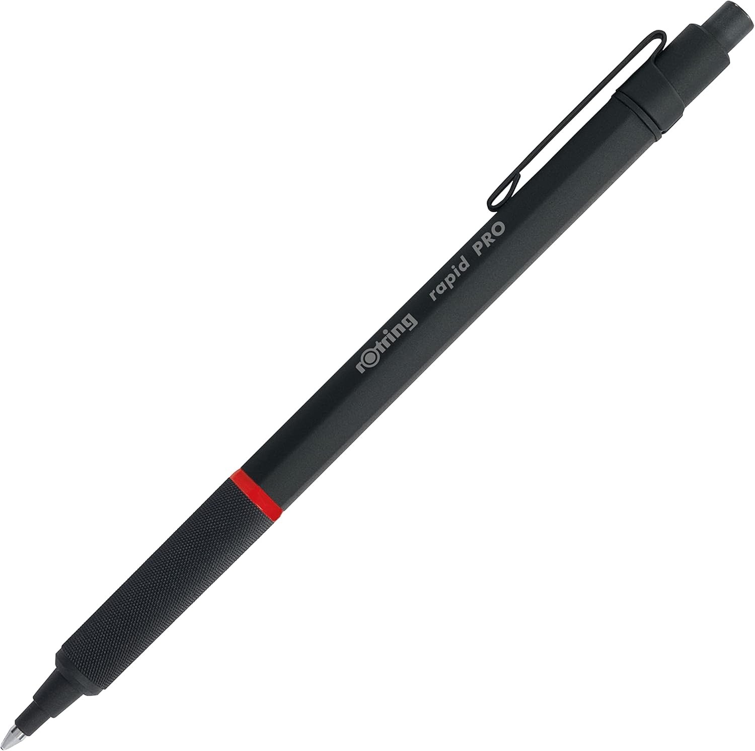 rOtring Rapid Pro Retractable Ballpoint Technical 1 Count (Pack of 1), Black