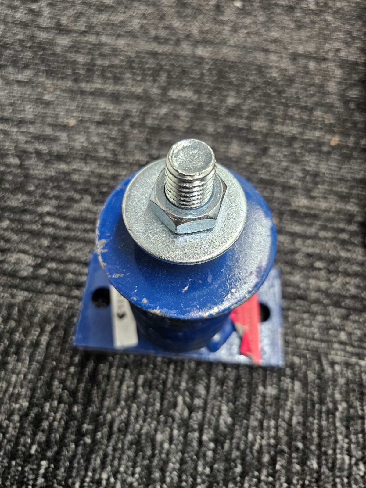 Vibration Eliminator Open Spring Mount Isolator Deflection Blue Silver OST1
