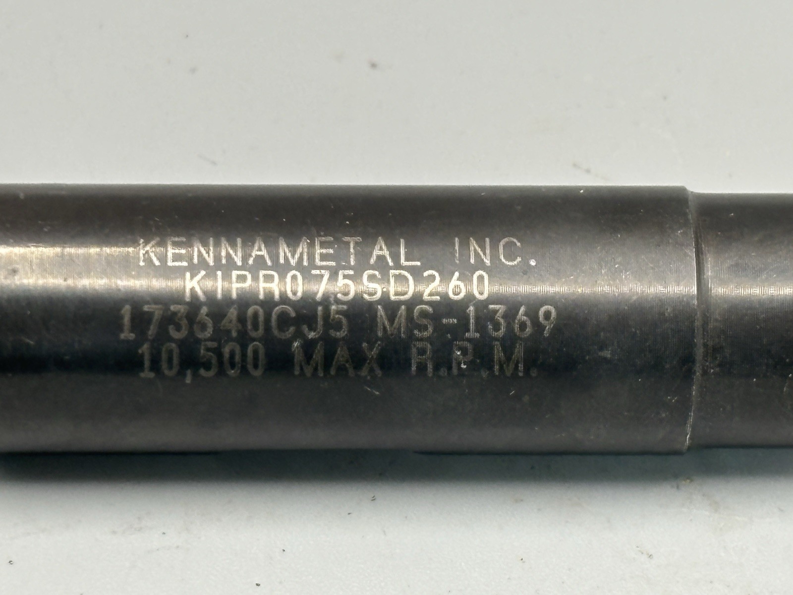 Kennametal KIPR075SD260 3/4″ Indexable End Mill 3/4″ Shank SDEB2615 Inserts