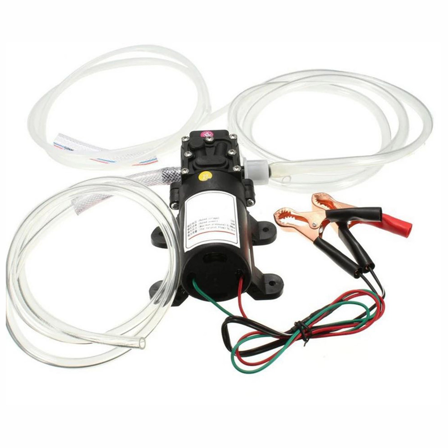 DC 12V 5L Oil Transfer Pump Fluid Extractor Suction Vacuum Change Scavenge Kit