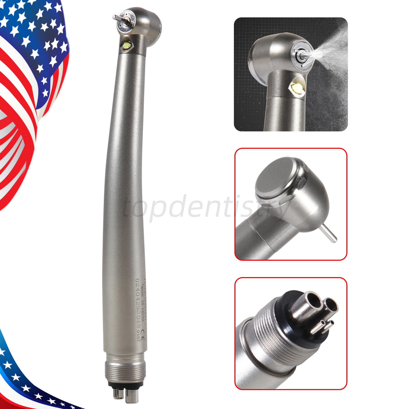 NSK MAX SG20 Dental 20:1 Reduction Implant Contra Angle Surgical Handpiece Push