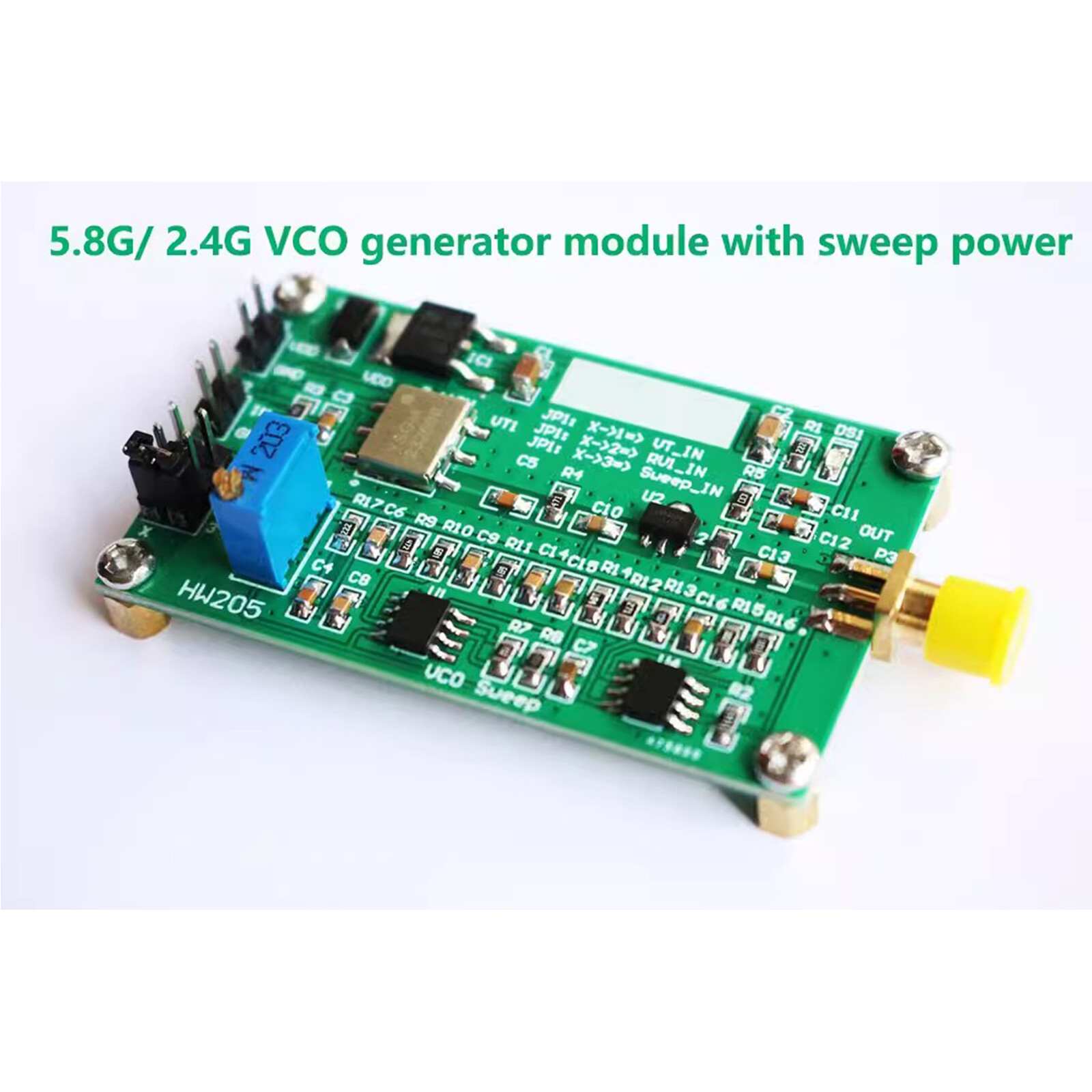 2.4GHz / 5.8GHz VCO signal generator HW205 VCO generator module with sweep power