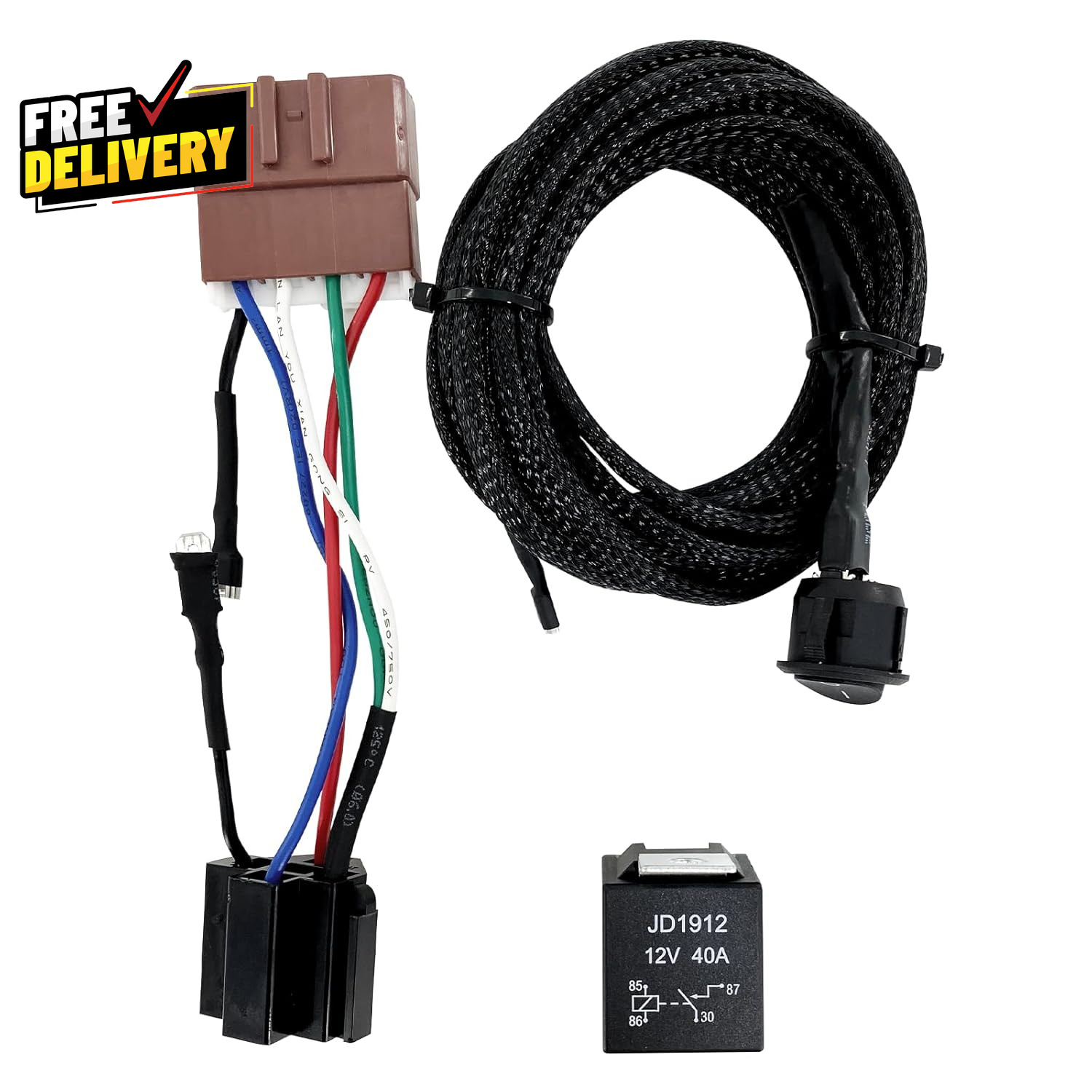 Main Relay Conversion Kit with Kill Switch Fit for Honda Civic 1992-2001 CRV 1..