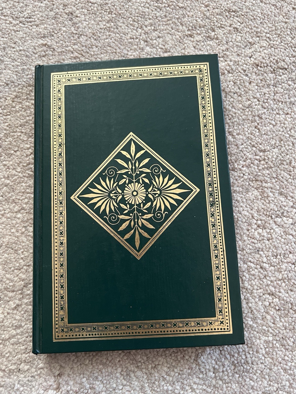 Vintage Anything Book Hardcover Blank Journal Unlined Unruled Sketch Art Deco