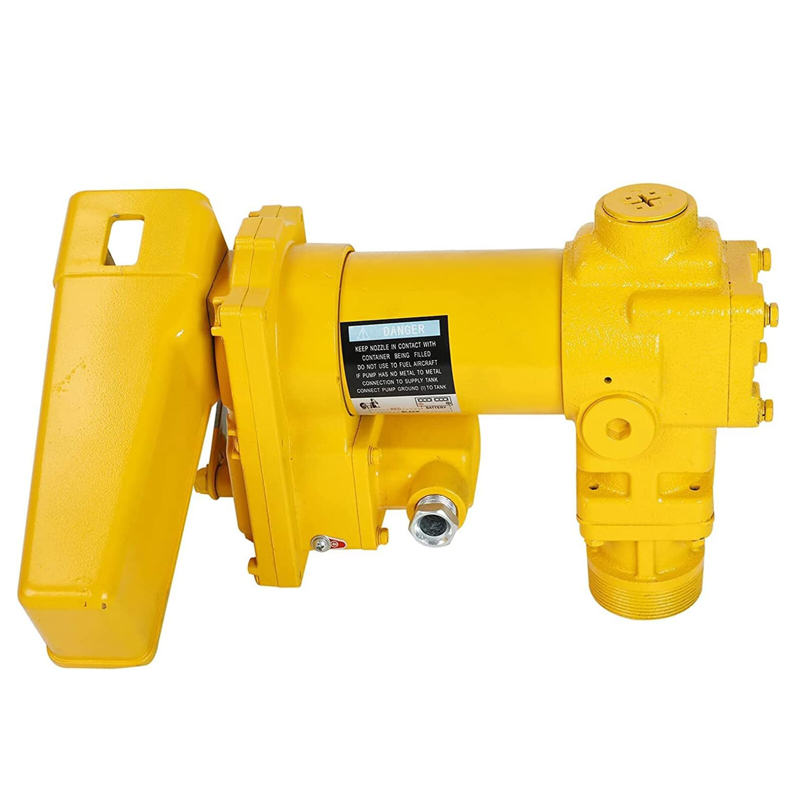 12V Fuel Transfer Pump 20GPM DC Gasoline for Gas Diesel Kerosene w/ Flow Meter