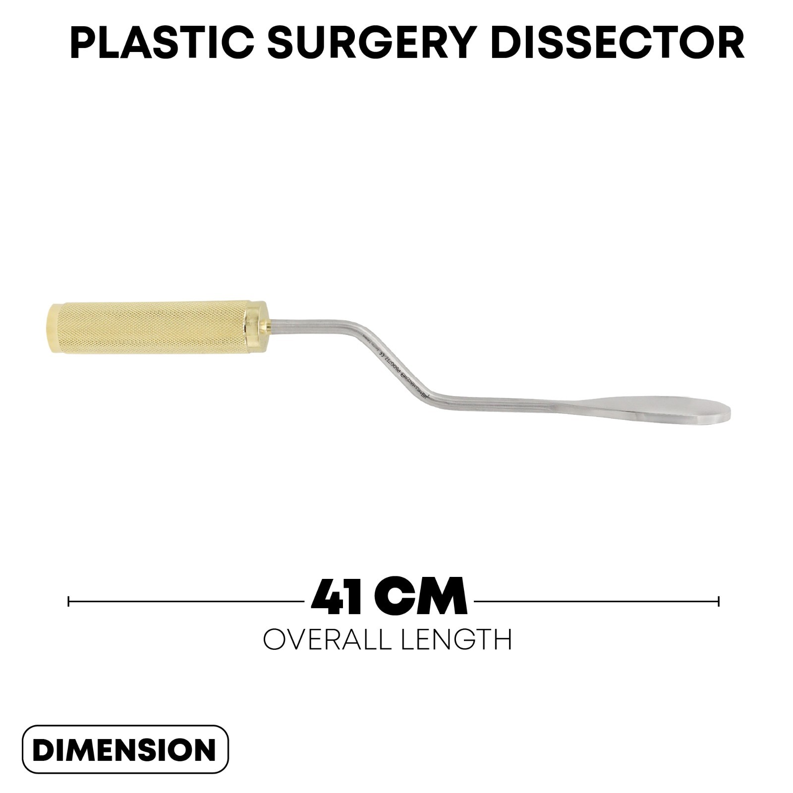 Jacobs Breast Dissector Angled Plastic Surgery Dissectors German Grade 41cm