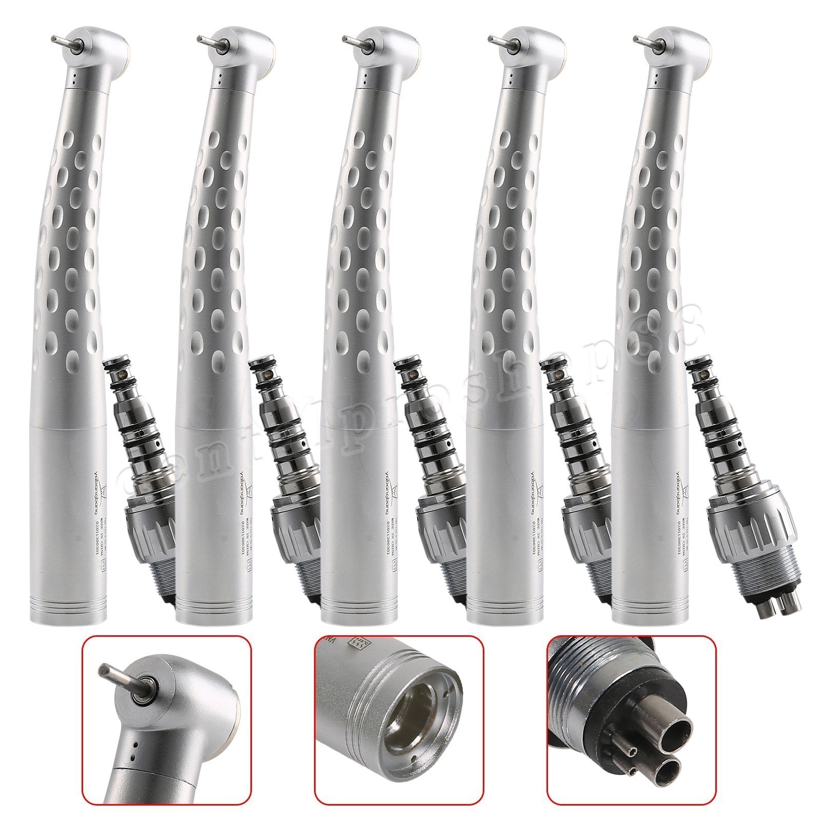 1-5 Pcs Dental High Speed Handpiece Turbine / 4Hole Quick Coupler KAV Style