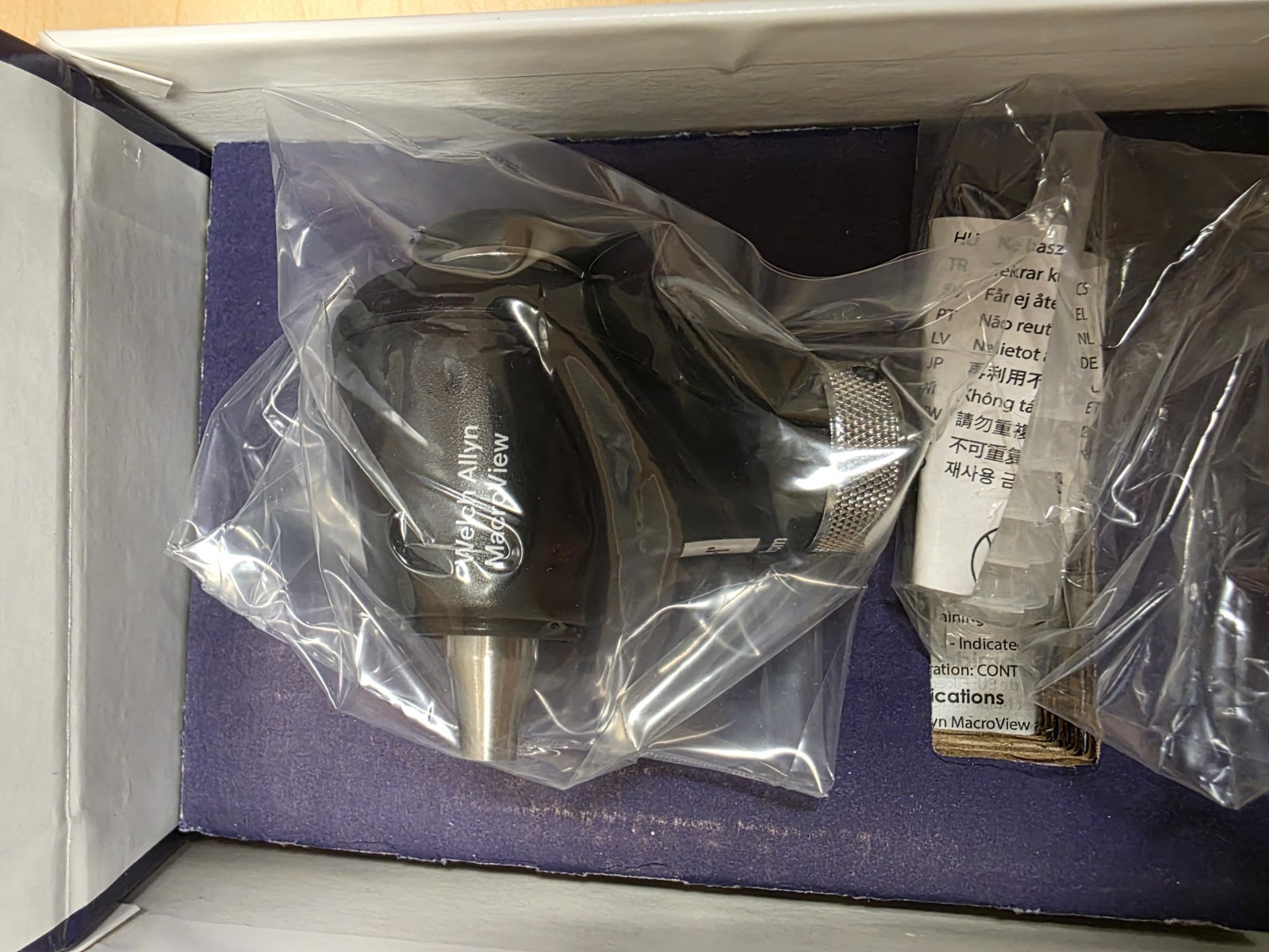 Welch Allyn MacroView Plus Oto for iEx Otoscope Head REF 238-3