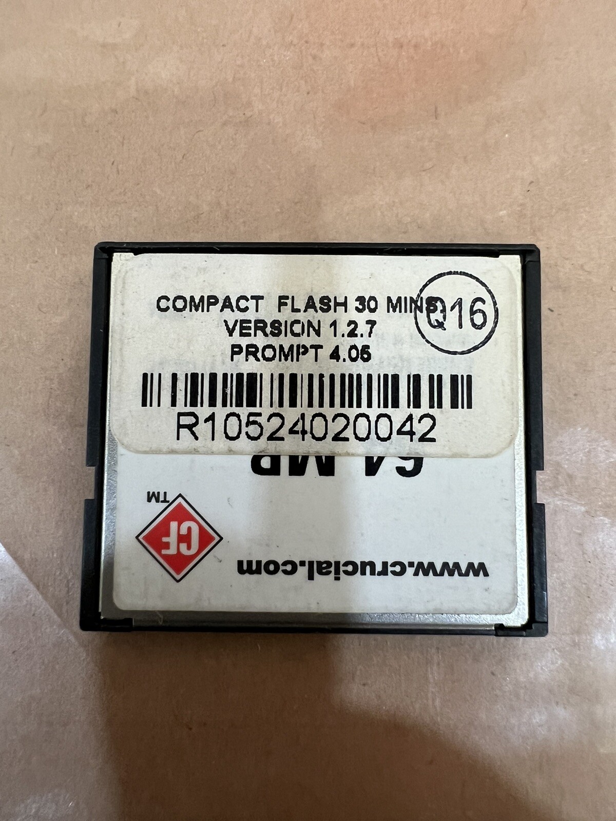 ESI Compact Flash 30 MINS Flash Card Version 1.2.7 *Refurbished*
