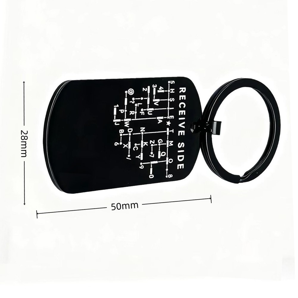 Lightweight Metal Coin for Continuous Wave Practice and For Morse Code Mastery