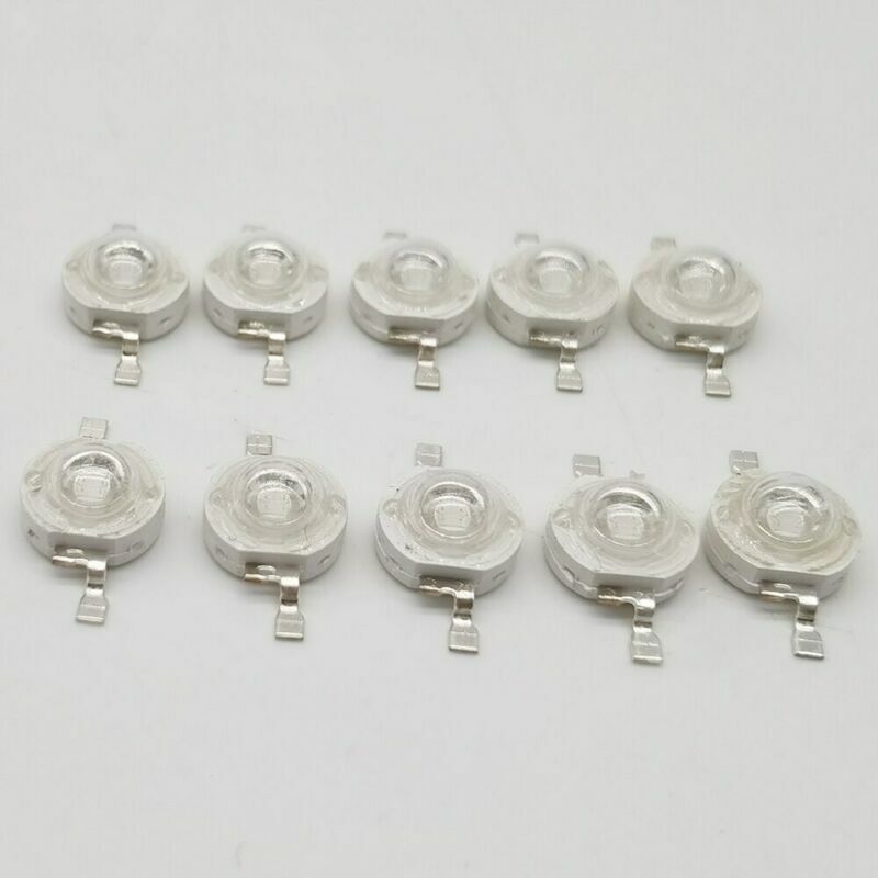 3W UV Purple LED 365nm 375nm 380nm 385nm 395nm 405nm 410nm 420nm NO PCB only LED
