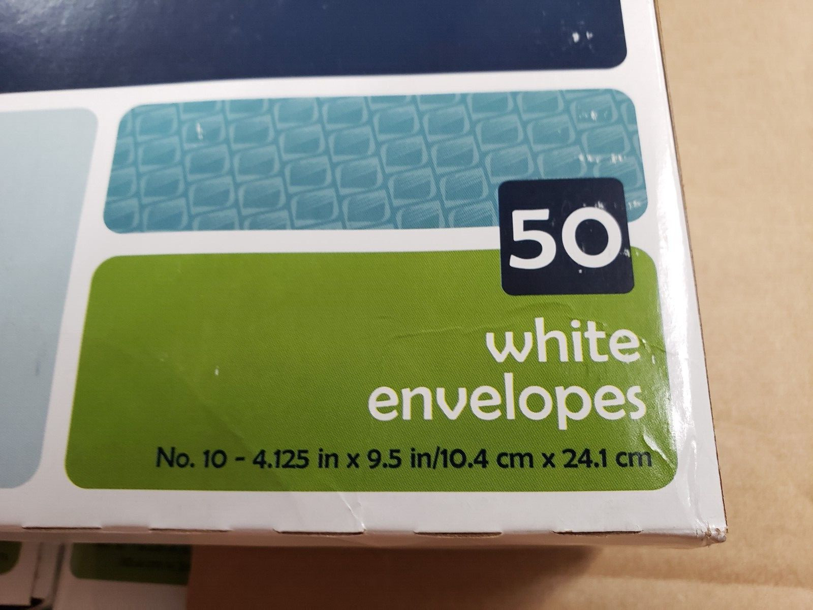Cs/24 Box of 50 Top Flight No 10 White Envelopes 4.125″ x 9.5″