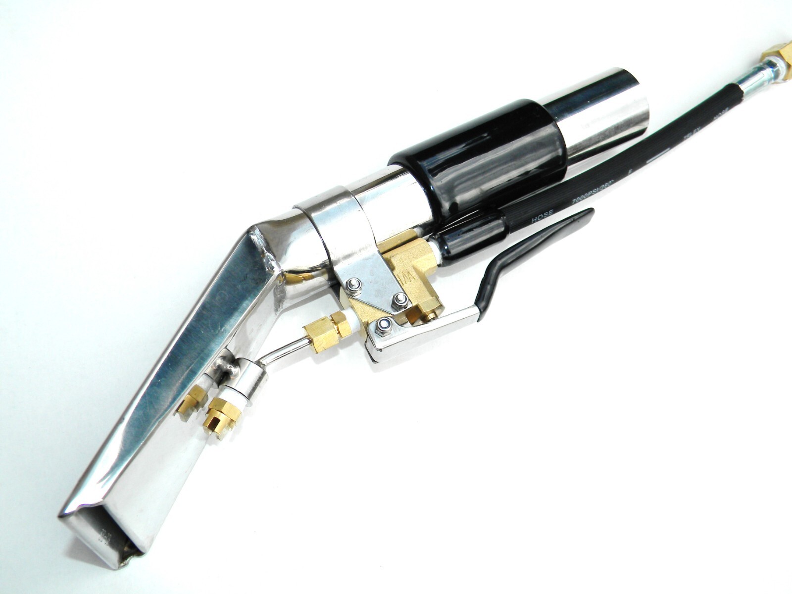 Auto interior detail upholstery tool and hoses combo