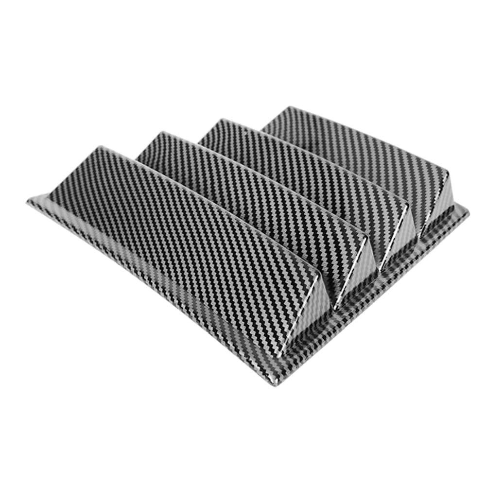 V1 Carbon Fiber Side Window Louvers Dodge Charger 2011-2023 2pc DCH11V1-CFL-Wdl