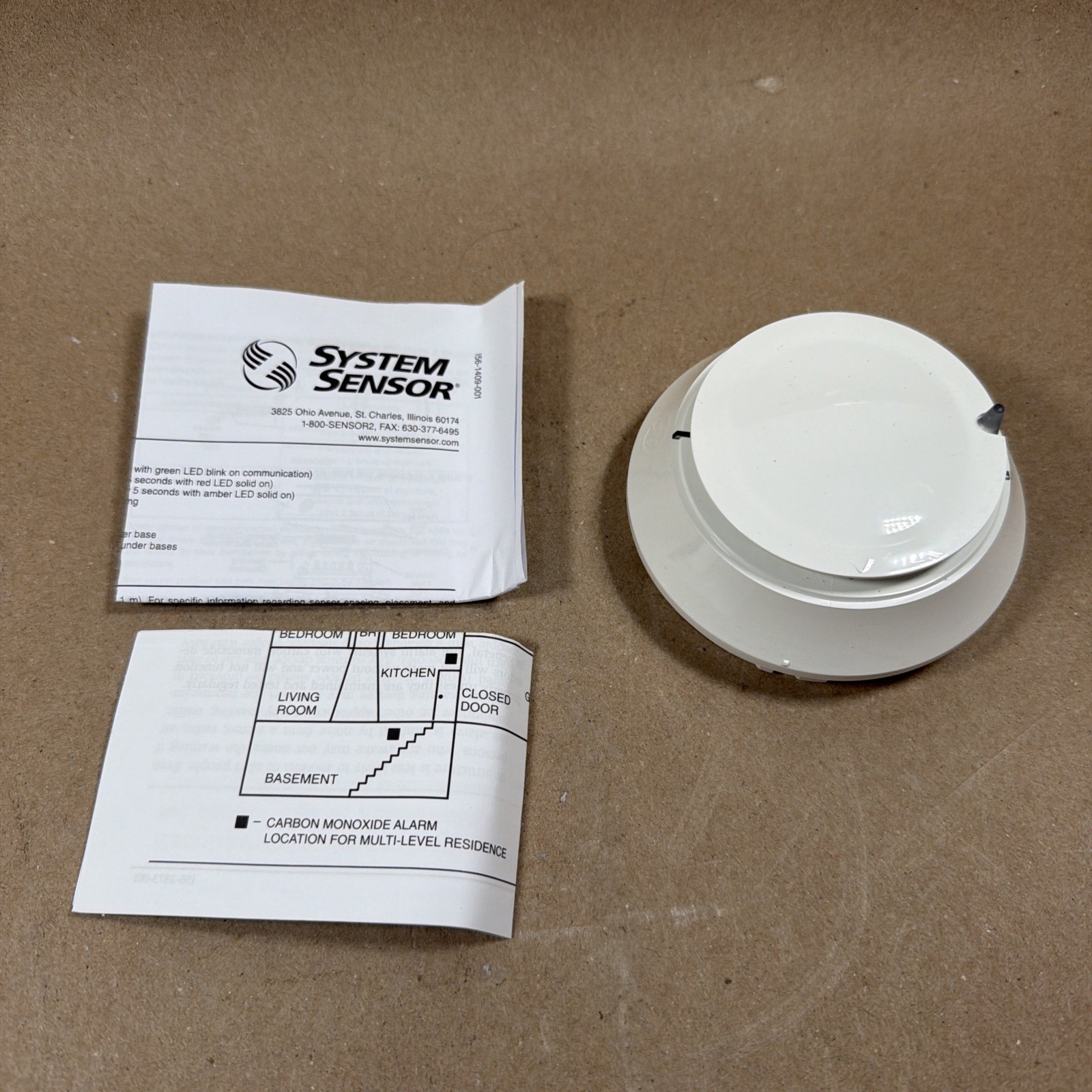 NEW🔥. System Sensor SS-FIRE-CO Smoke And cO Detector Photo Thermal