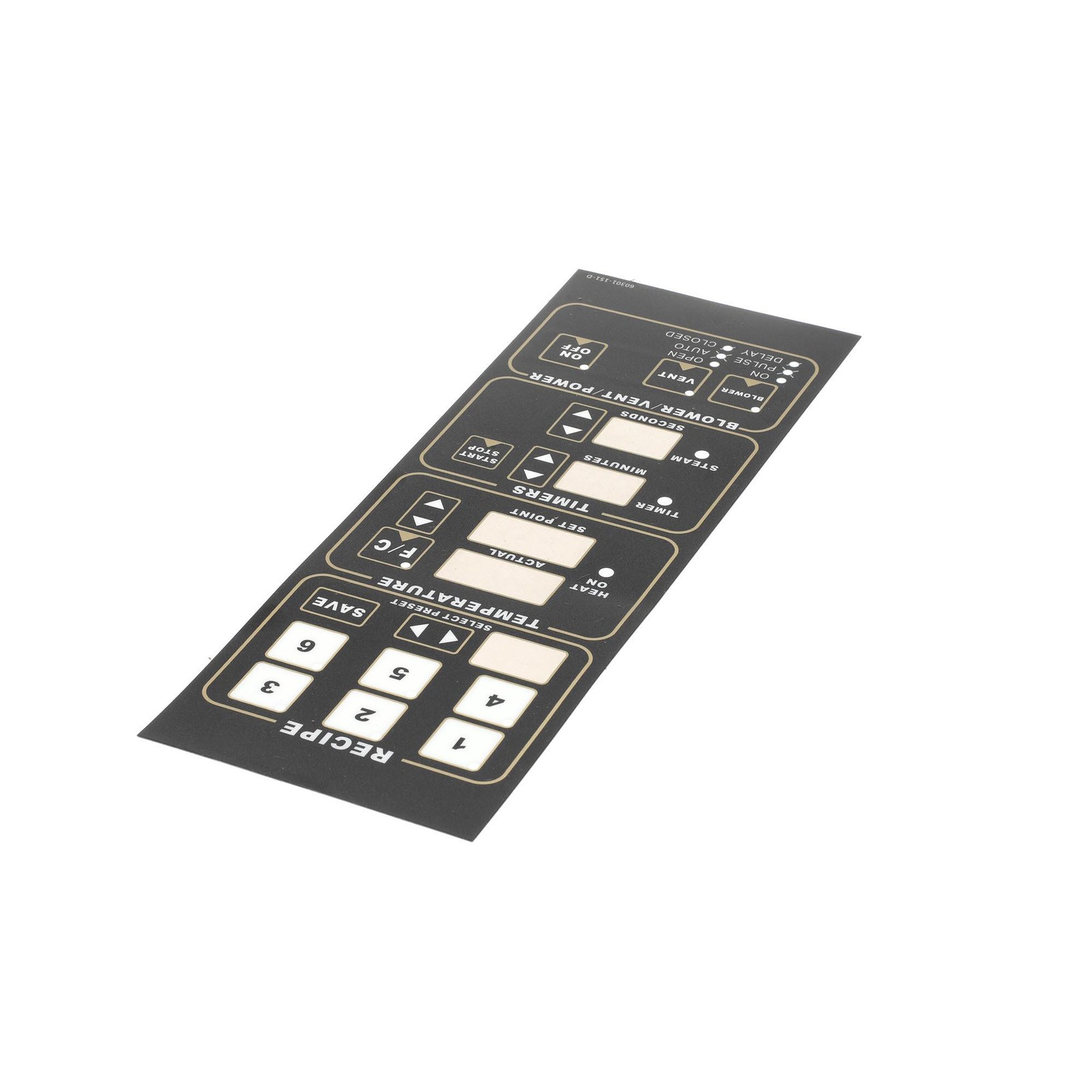 Lbc Bakery Equipment Label, 40102-70 Control 60301-151-D – Free Shipping +