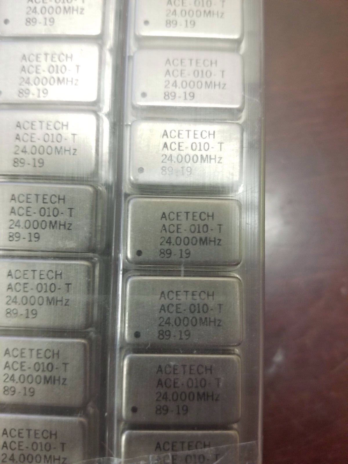 New Ace Tech ACE-010-T 24.000MHz 89-19 Crystal Oscillator