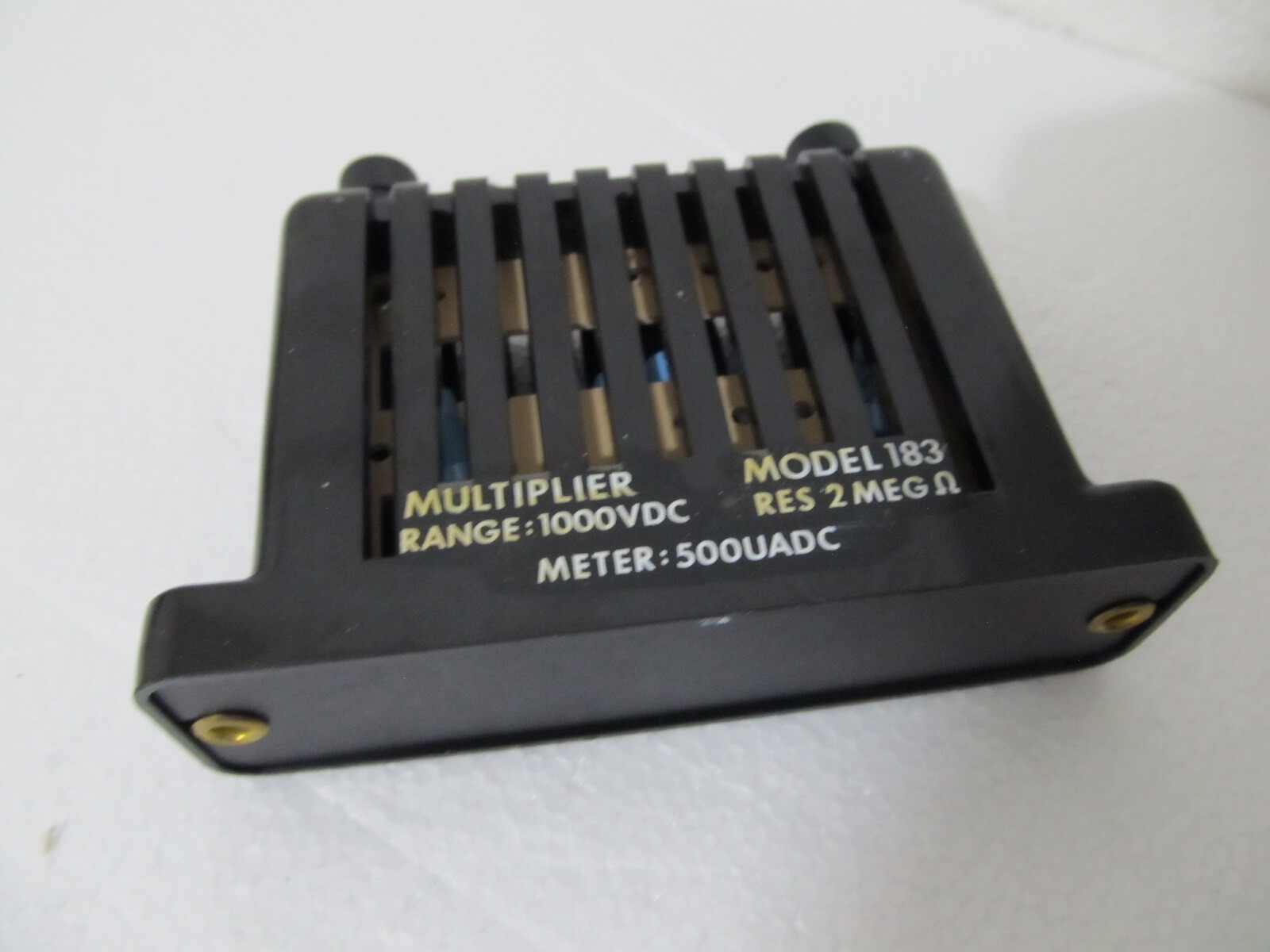 Simpson 0-1000 DC Volts Model 1227 w/ 183 Multiplier Range – 1000V, RES 2 MEG Ω