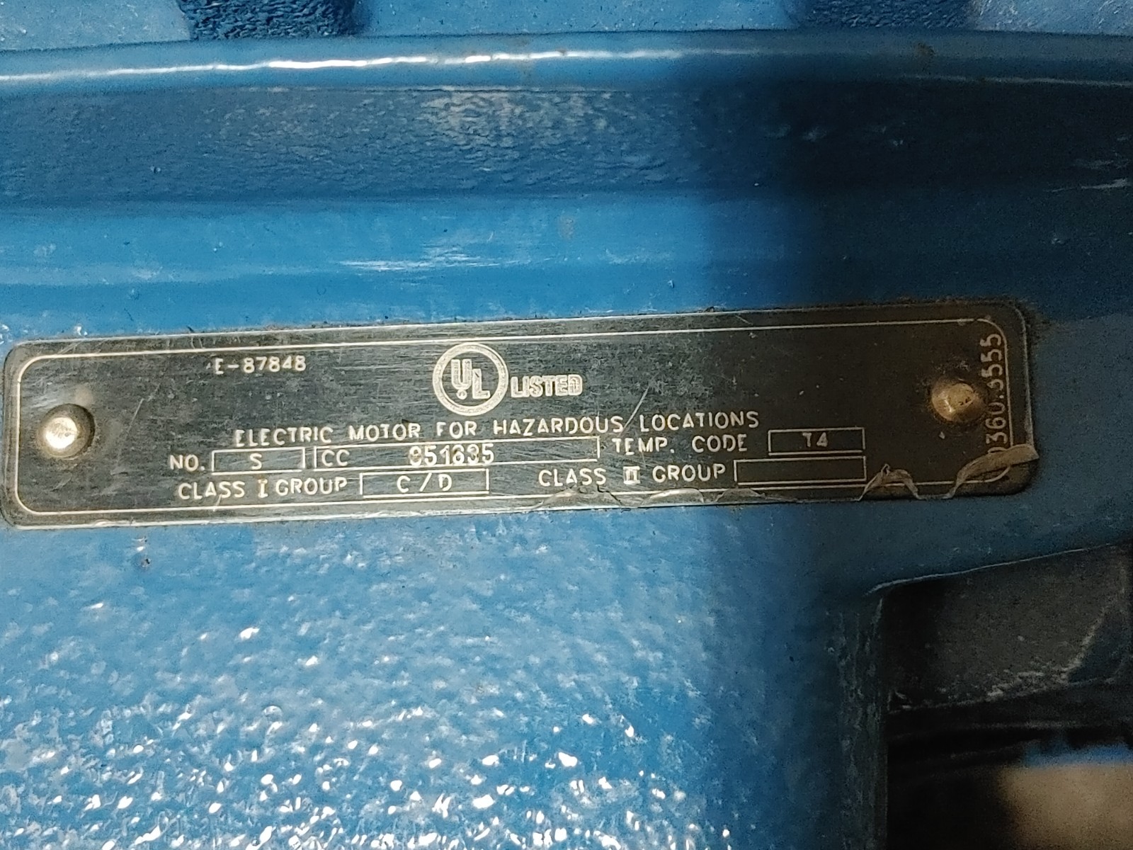 WEG 00518XT3E184T 3PH 1755 RPM 208-230/460 V 184T W21 Explosion Proof Motor