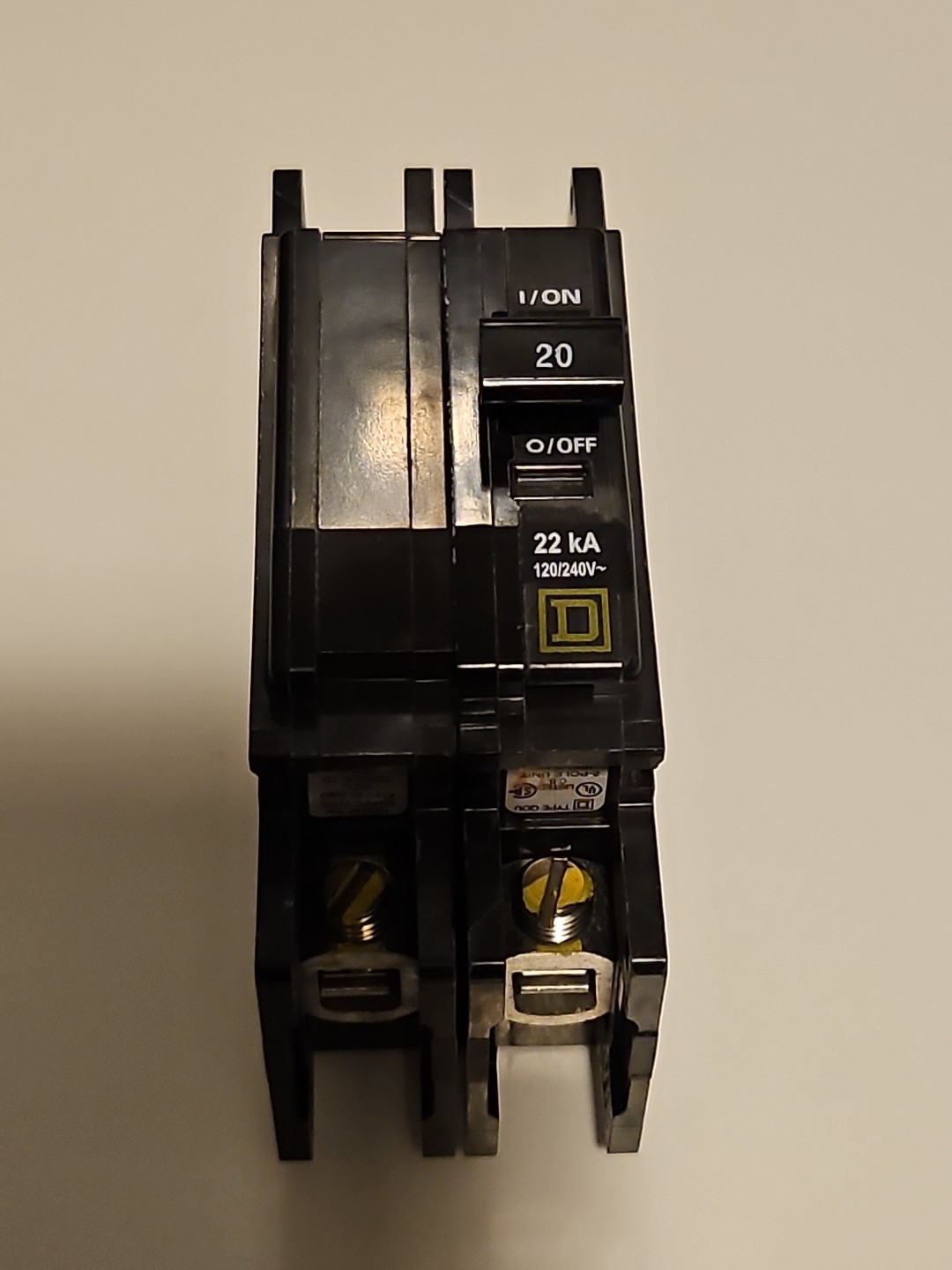 QOU220 Square D 20 Amp 240 Volt Circuit Breaker