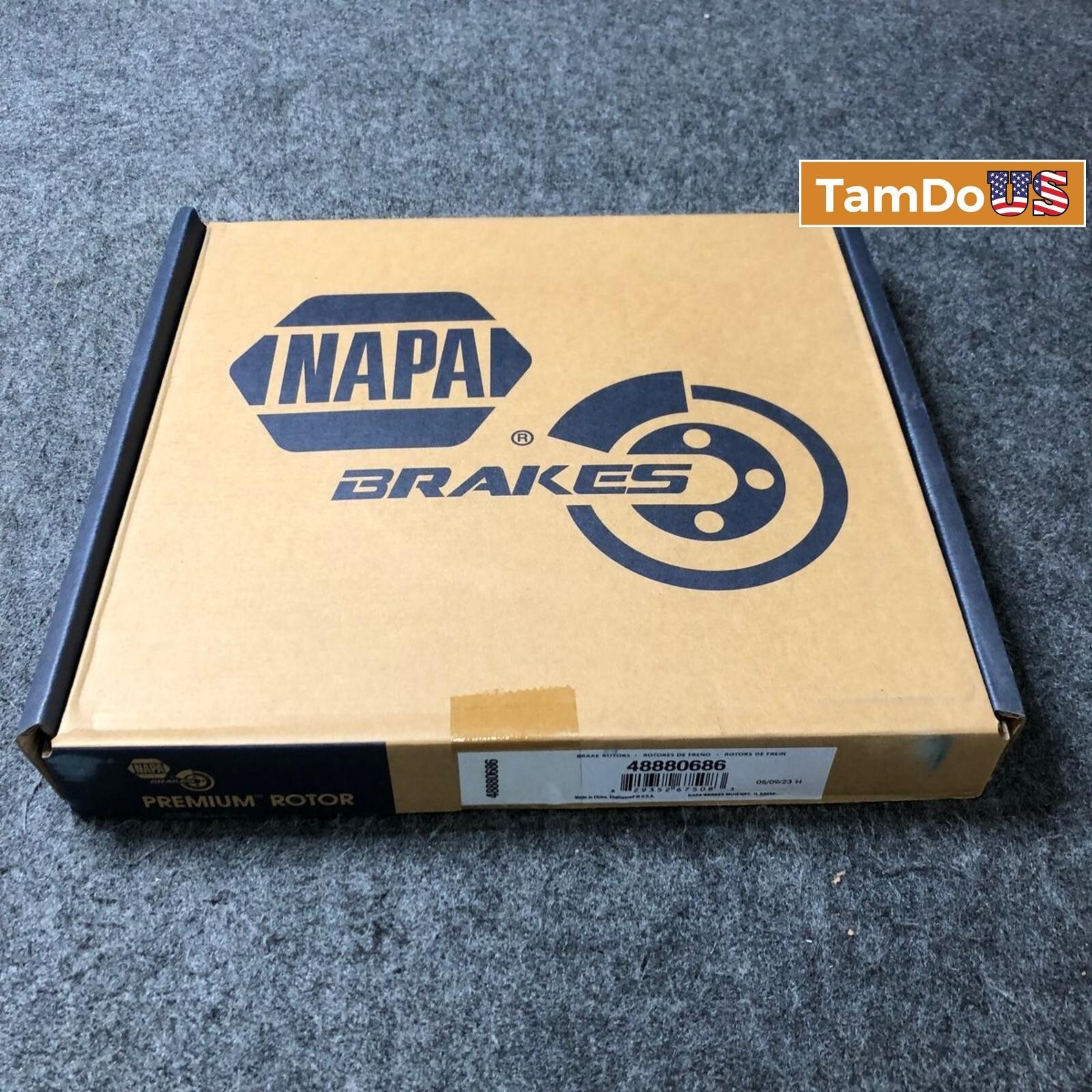 NAPA Premium Brake Rotor 48880686 | OE Fitment | Quality Steel