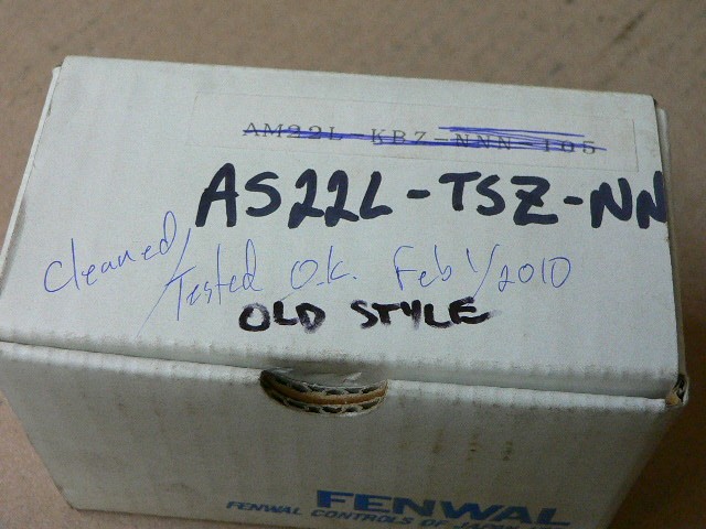 Fenwal As22l-Tsz-Nn Temperature Controller Fenwal As22l-Tsz 100-240Vac
