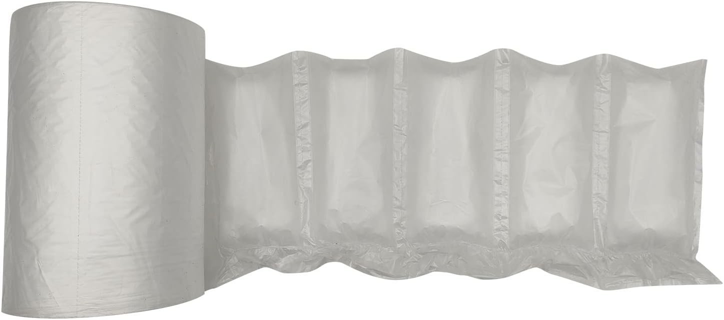 2 Rolls Air Pillow Film 8x4x2000ft Cushion Void Fill Shipping 1.2 Mil 2″ Core
