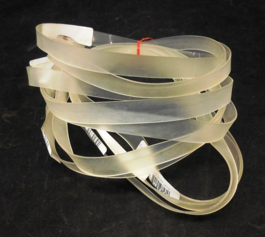 UNKNOWN BRAND FLAT BELT, 1/16″ X 3/4″ X 22 1/2″, URETHANE DRIVE BELT, QTY. 10