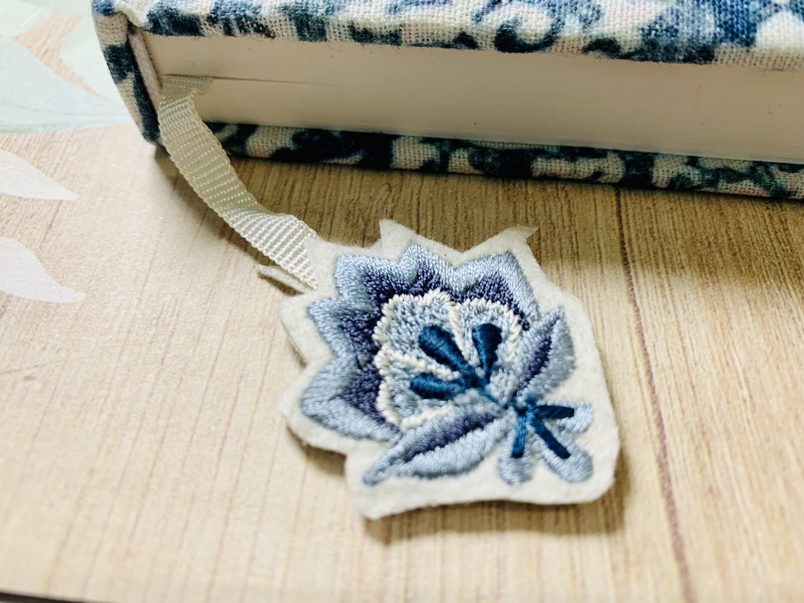 Made In India Handmade Journal Hardcover 240 Lined Pages Embroidered Bookmark