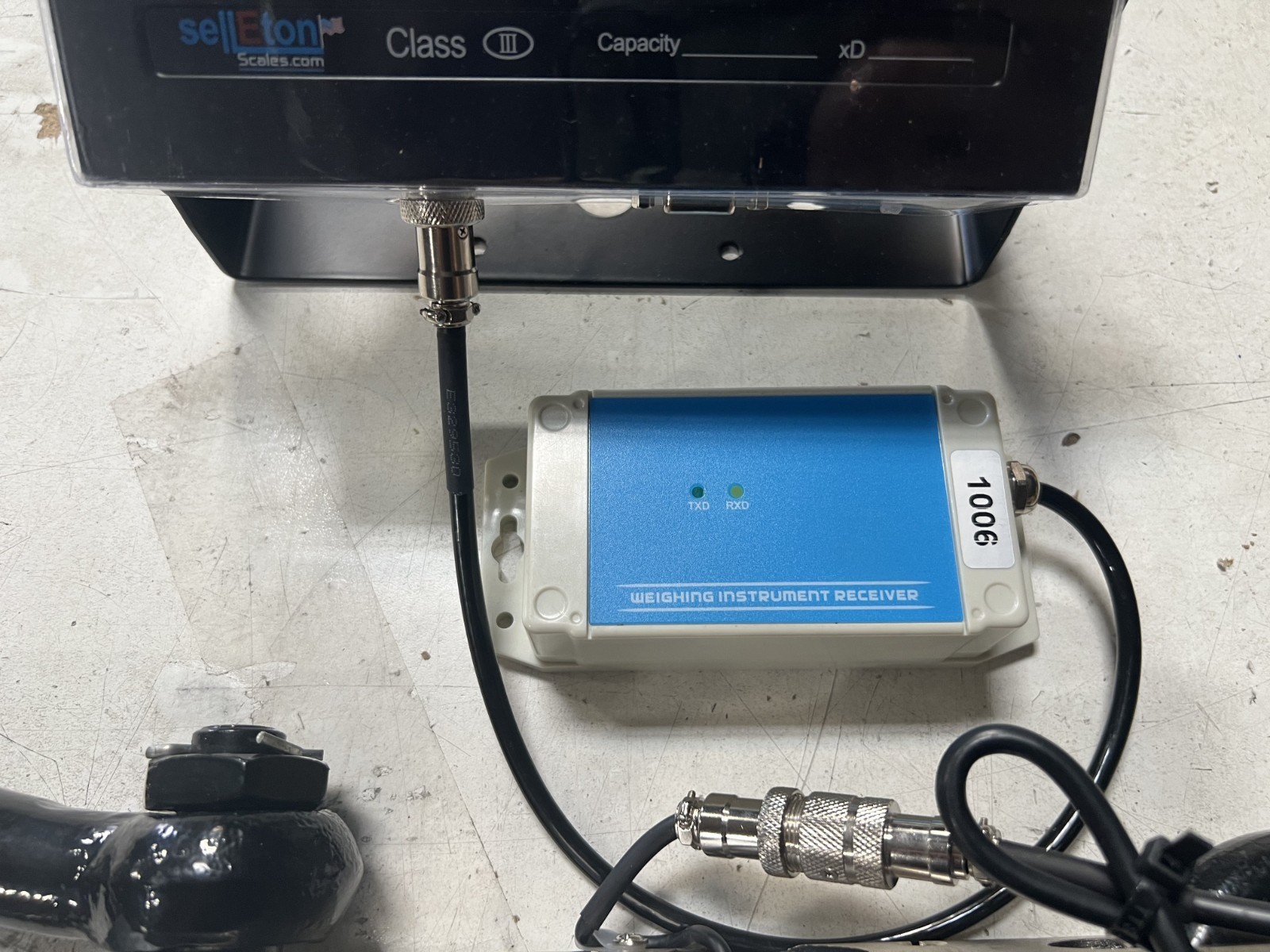 SellEton 10,000 lb Wireless Crane Scale System Digital Remote Indicator 300ft Ra