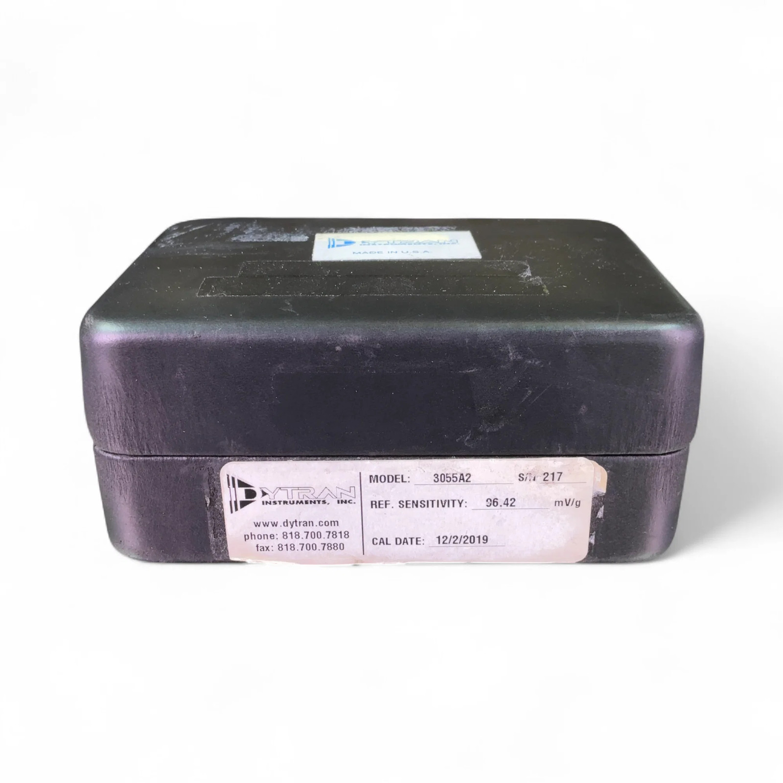 Dytran Single Axis +-50g 96.42mV/g Piezoelectric IEPE Accelerometer 3055A2