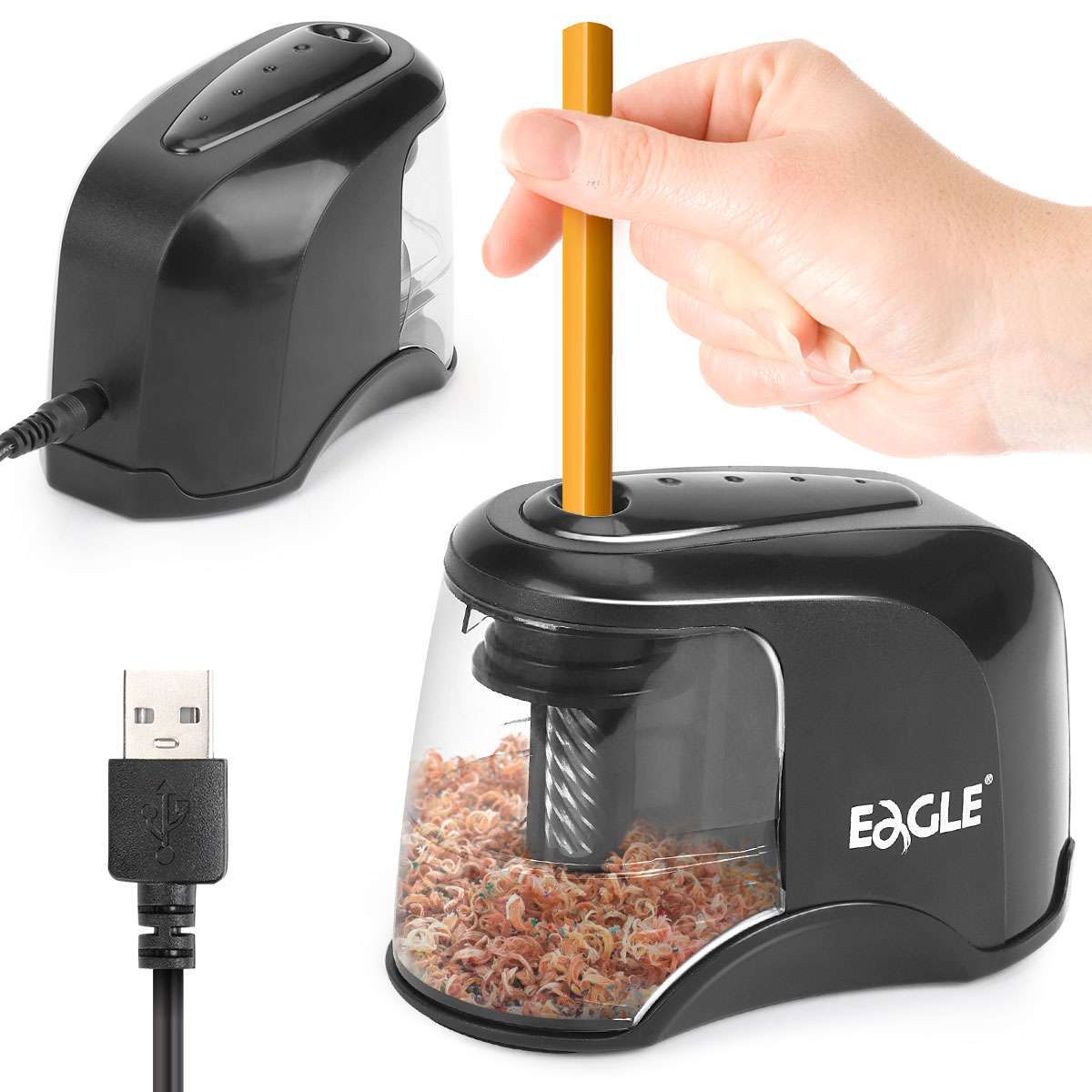 Automatic Electric Pencil Sharpener Battery Operated for Home School Office