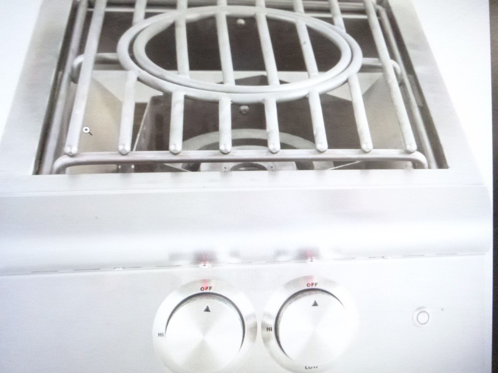 Blaze Built-In Stainless Steel LTE Power Burner w/Lights Outdoor Kitchen