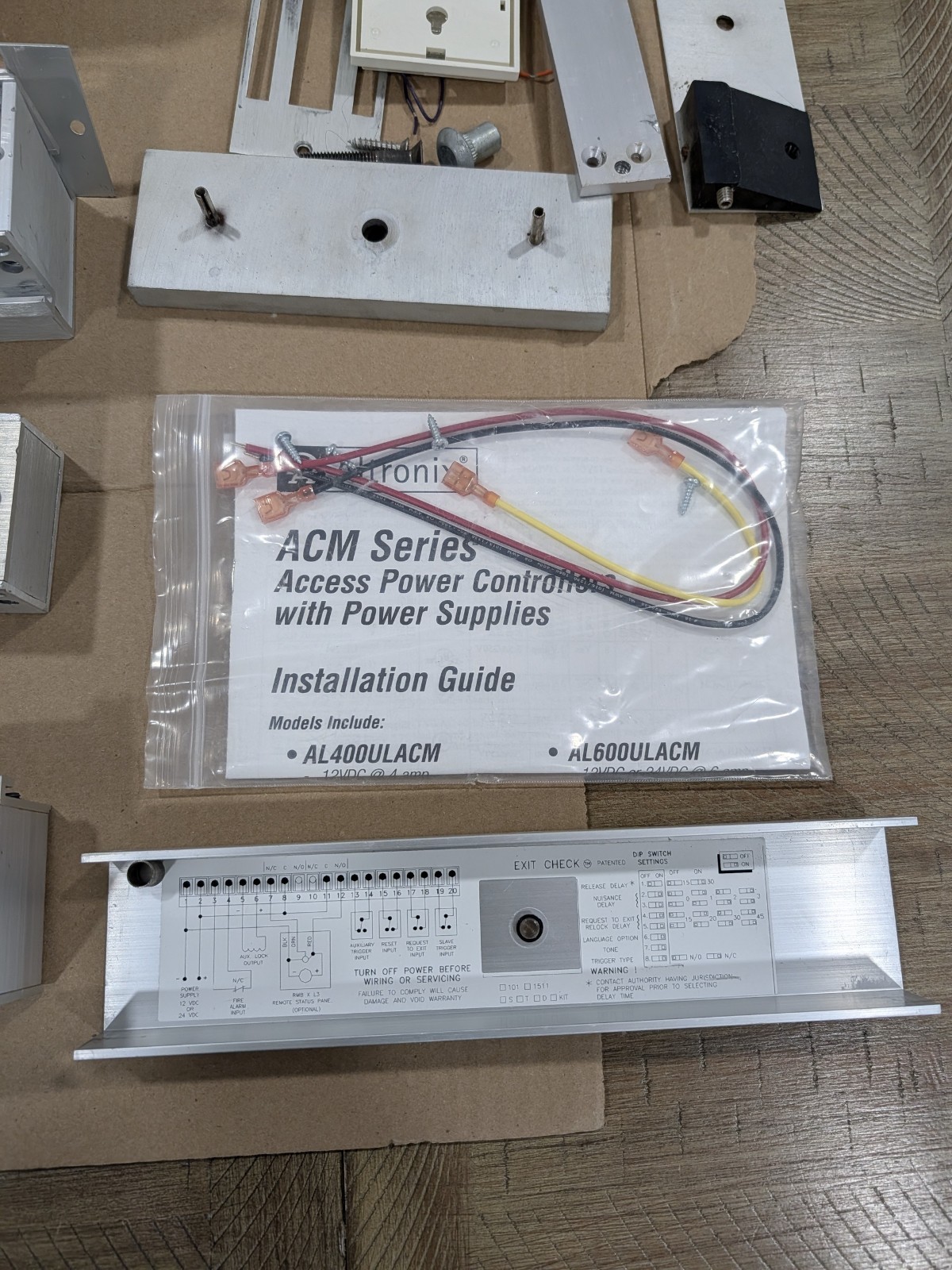 Dynalock RF Technologies Multiple Pieces Of Door Hardware-For Parts