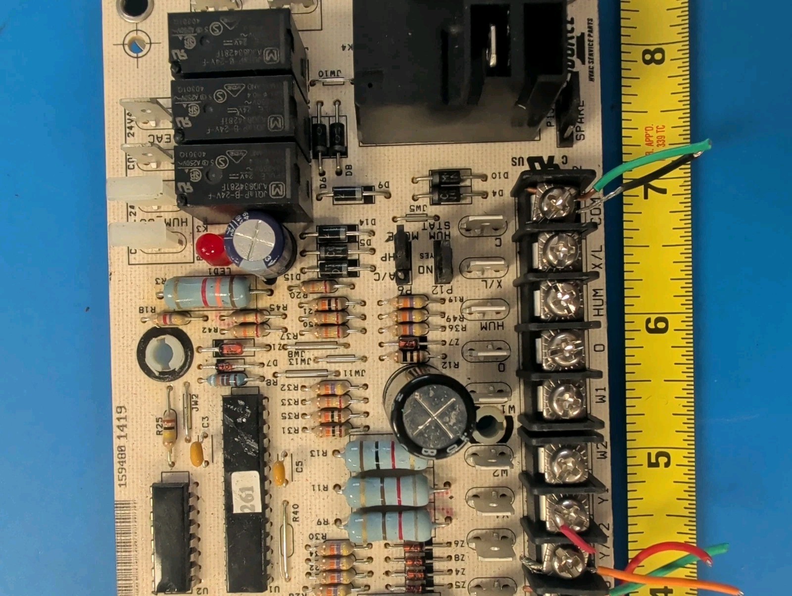 York Coleman 1139-400 Furnace Control Board 1139-83-400D Works Tested