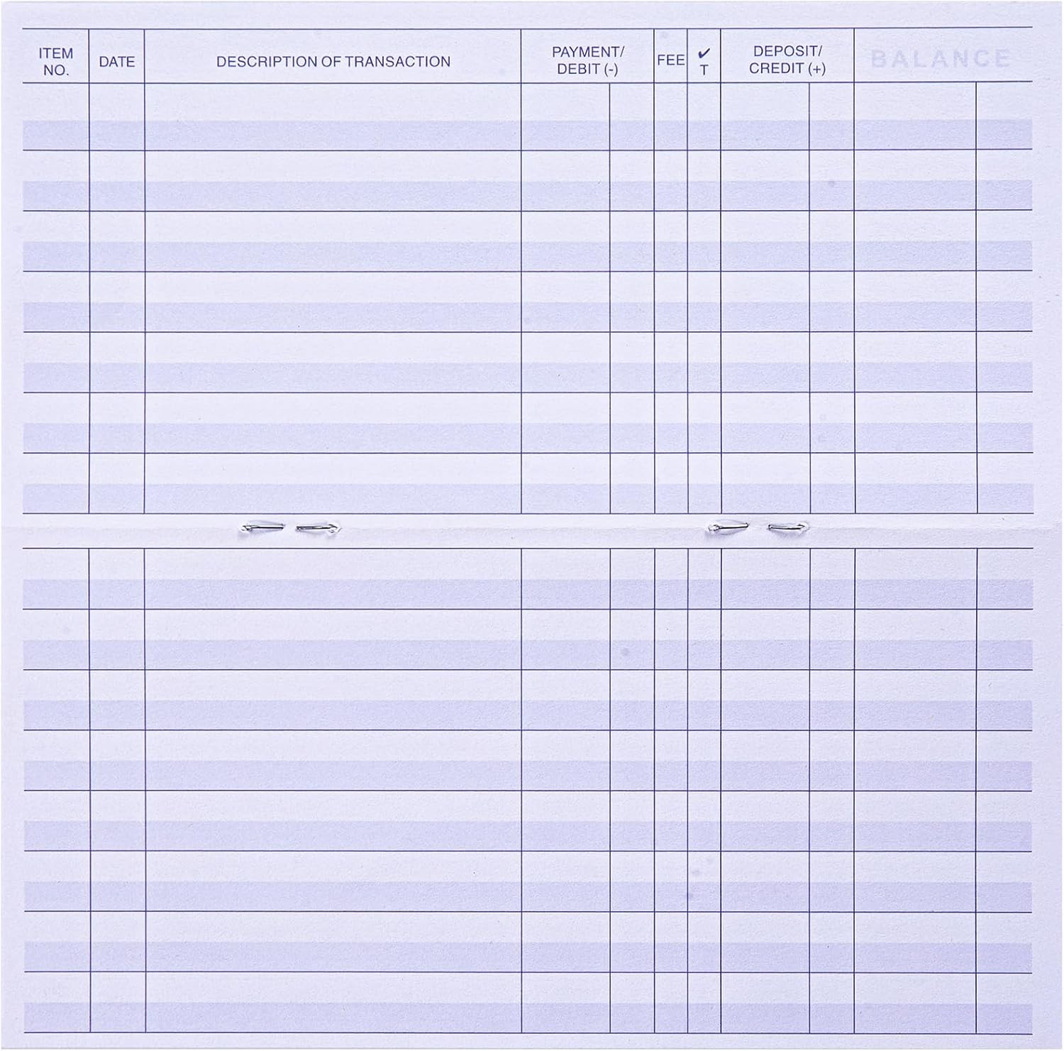 24 PCS Check Registers for Personal Checkbook, Easy to Read Checkbook Register