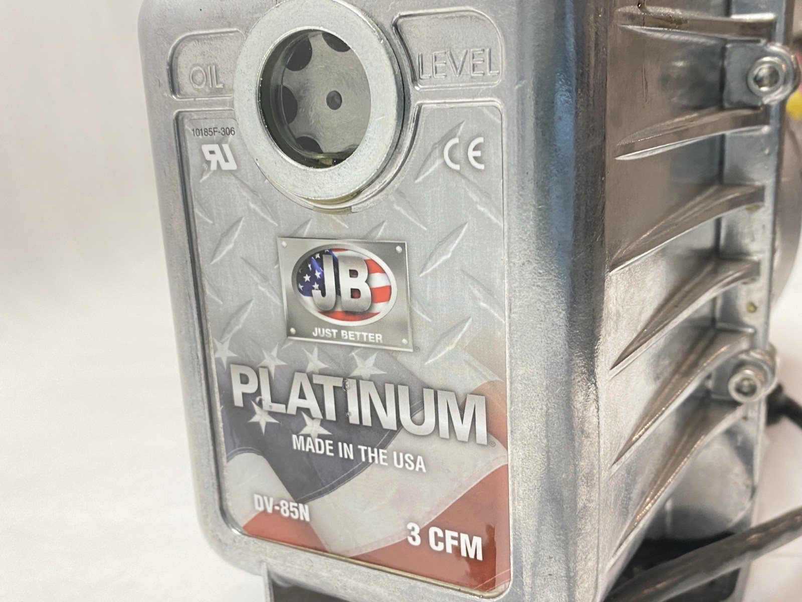 JB Industries DV-85N Platinum Refrig Evacuation Vacuum Pump 3 CFM