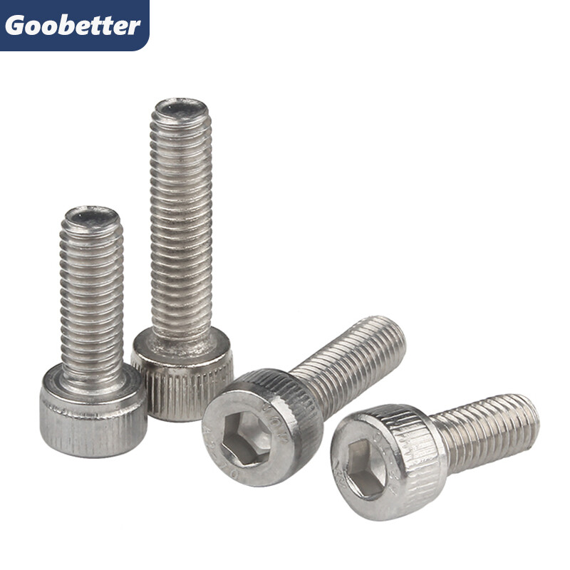 Socket Cap Head Screws Hex Allen Key Bolts DIN 912 A2 Stainless Steel M6 8-200mm