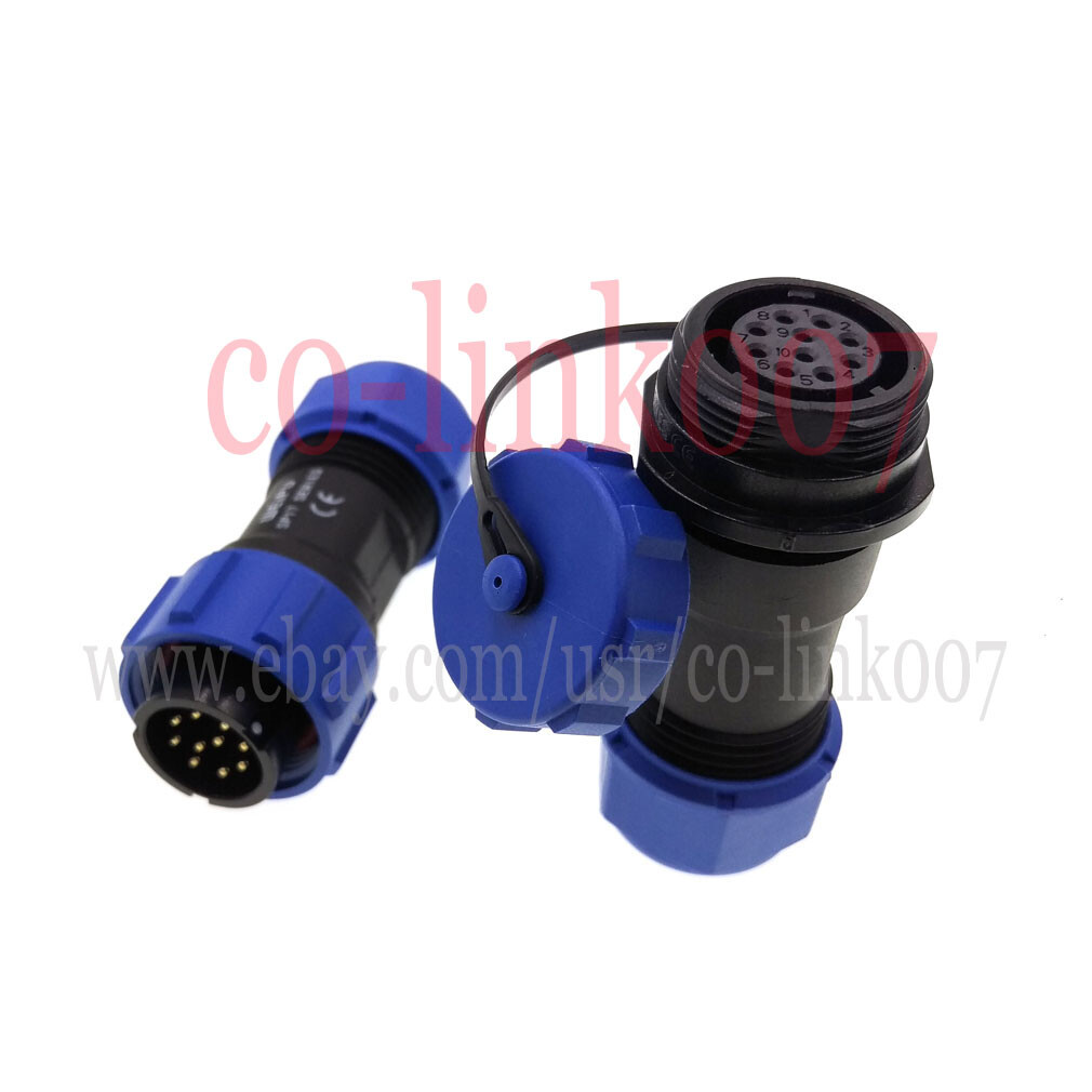 SP17 2 3 4 5 7 9 10 Pin Waterproof IP68 Plug Socket,WEIPU SO1710/P2 SP1711/S2