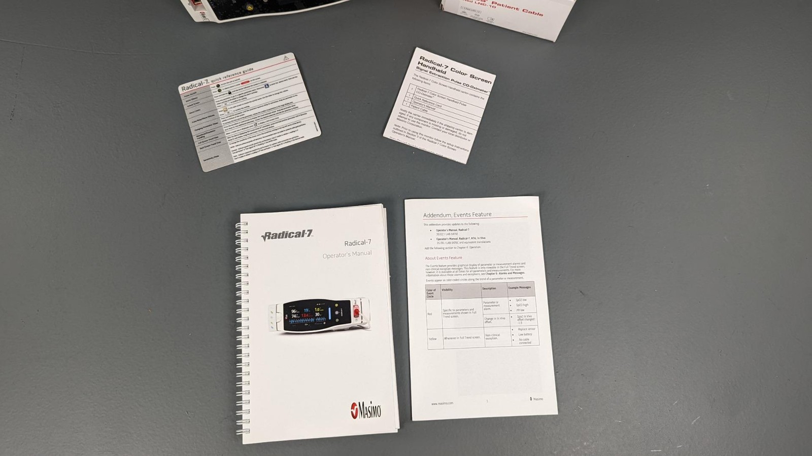 Masimo Radical 7 Pluse Oximeter touchscreen wifi bluetooth