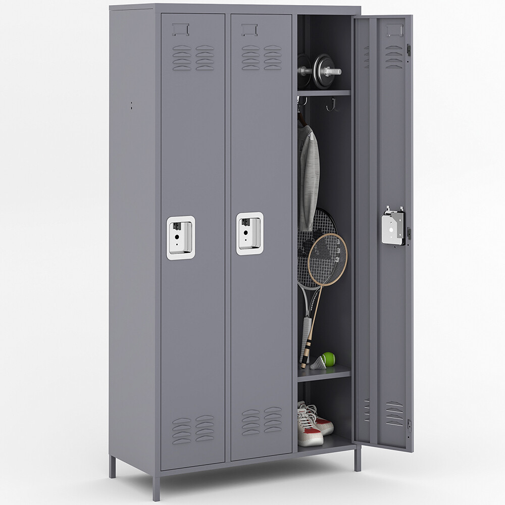 Steel Employee Locker Metal Storage Cabinet for Home Business School Office GYM