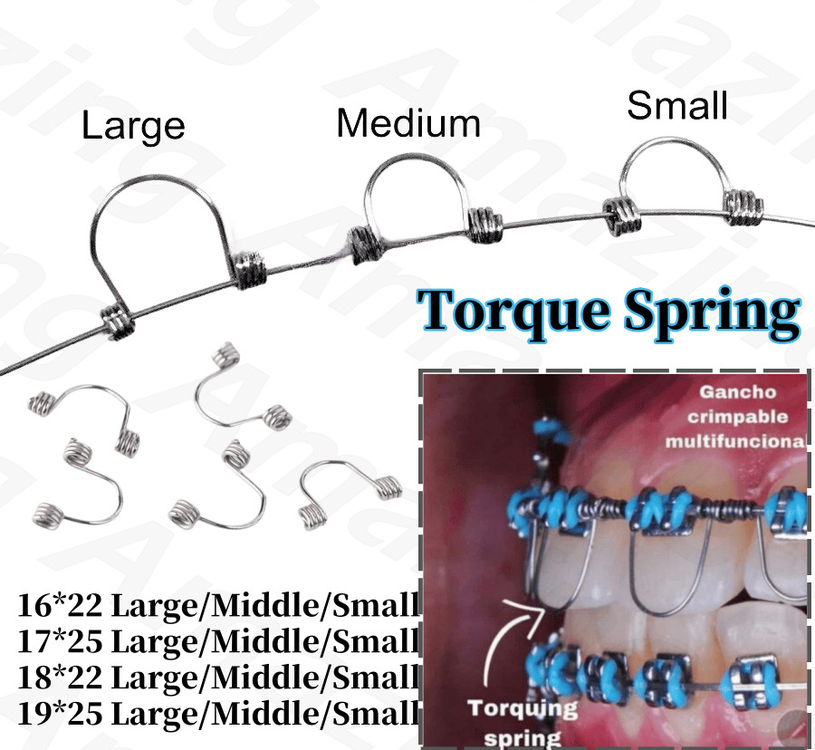 Dental Orthodontic Torquing Torque Spring Rectangular wire Single Anterior Teeth