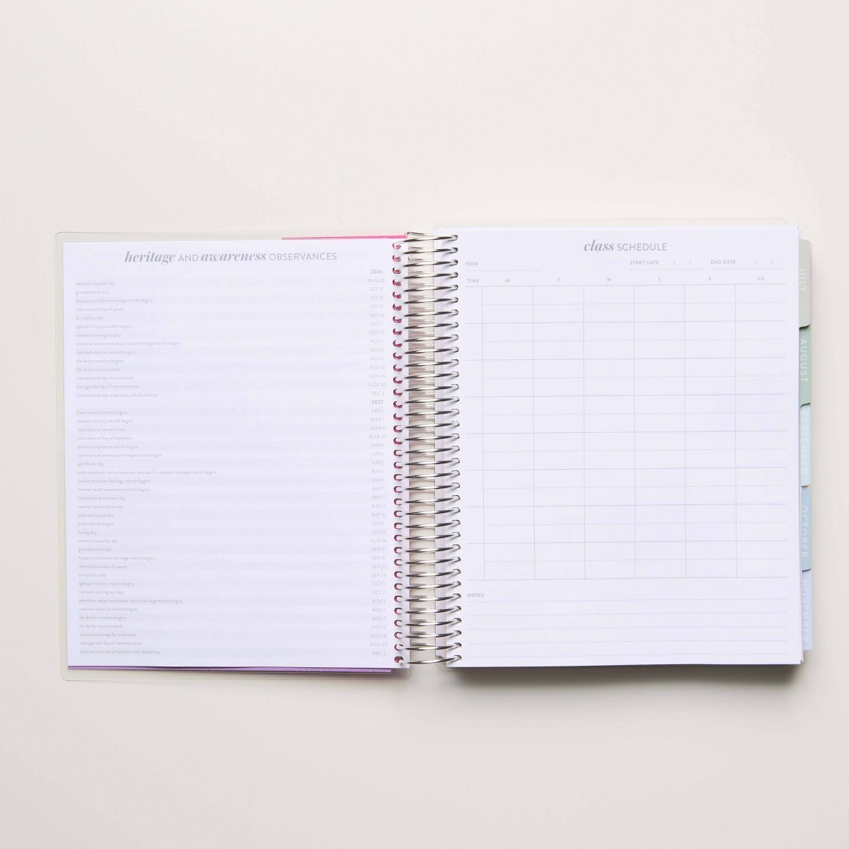 Erin Condren 5.875″x8.25″ 2026-2027 12 Months Academic Planner Multi-Faceted