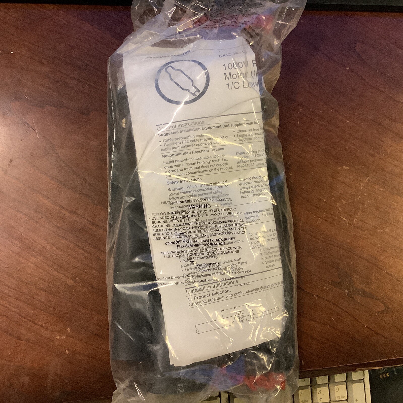 Raychem MCK-1L 1000v In-line Motor Connection Kit #8-#4/0 Feeder