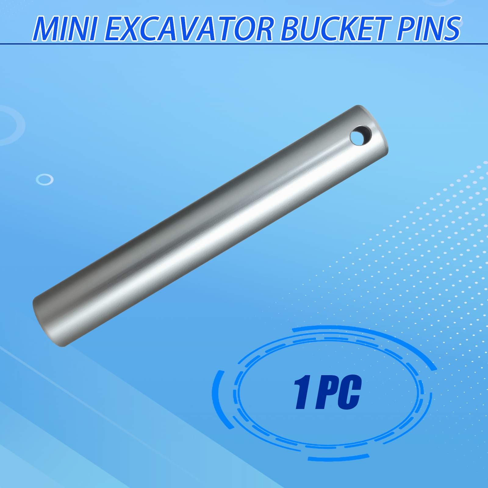 45mm x 13-In Excavator Bucket Pin for John Deere Kubota Case Case IH Caterpillar