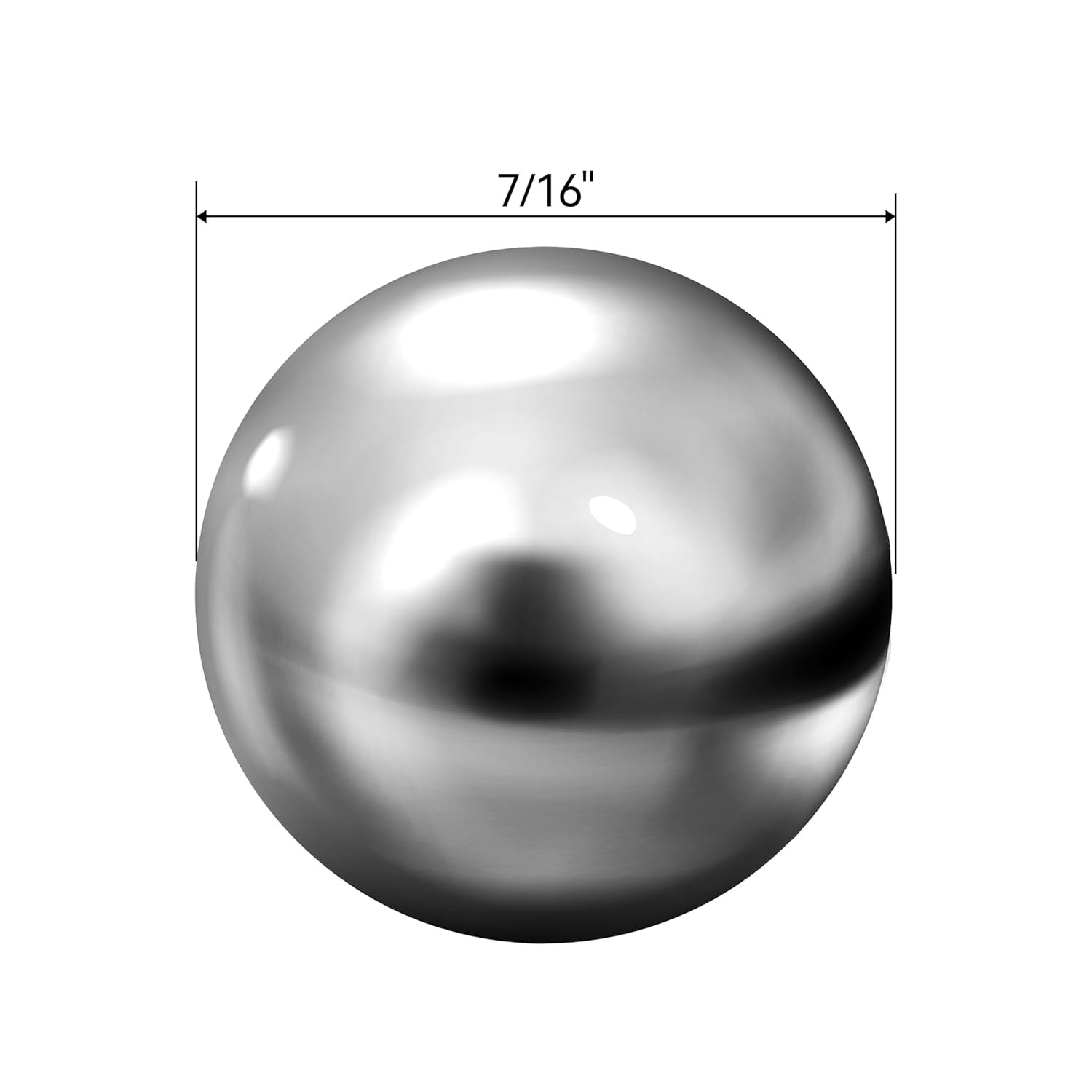 HFS (R) 25PCS 7/16″ 304 Stainless Steel Ball Bearing