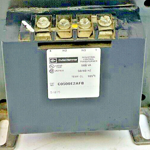 CUTLER HAMMER C0500E2AFB TRANSFORMER 500VA 50/60HZ