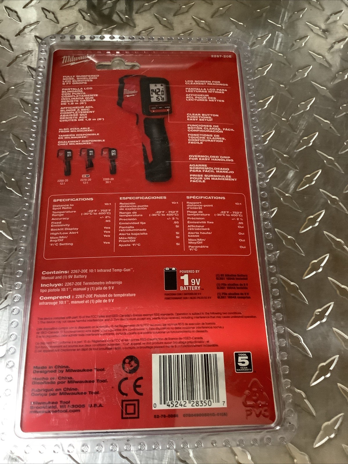 Milwaukee 2267-20 10:1 INFRARED TEMP GUN