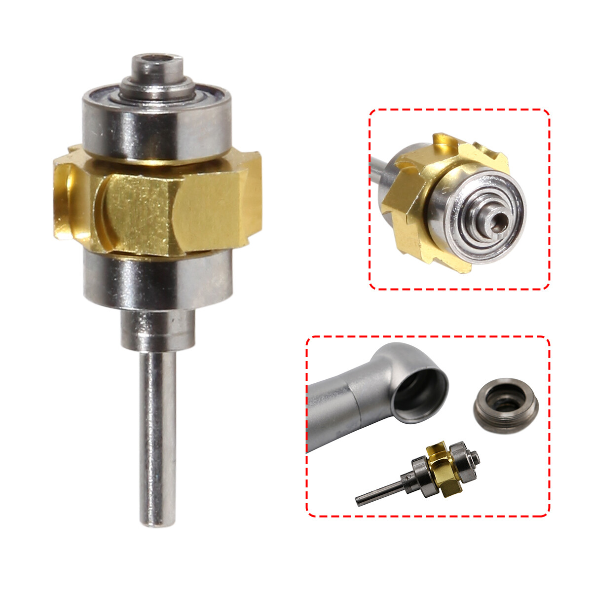 Dental High Speed Turbine Handpiece Standard Head w/ 4H Coupler fit NSK YBNKM SA