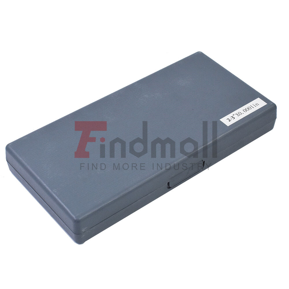 2-3″ Precision outside micrometer 0.0001″ carbide tipped, standard New